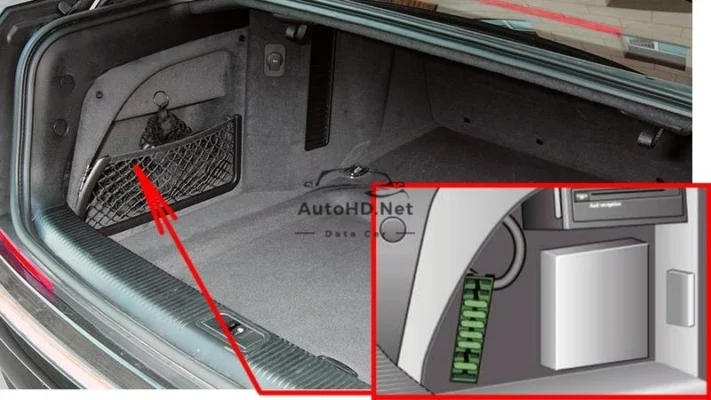 Sơ đồ hộp cầu chì xe Audi A8/S8 (D3/4E; 2008-2009)