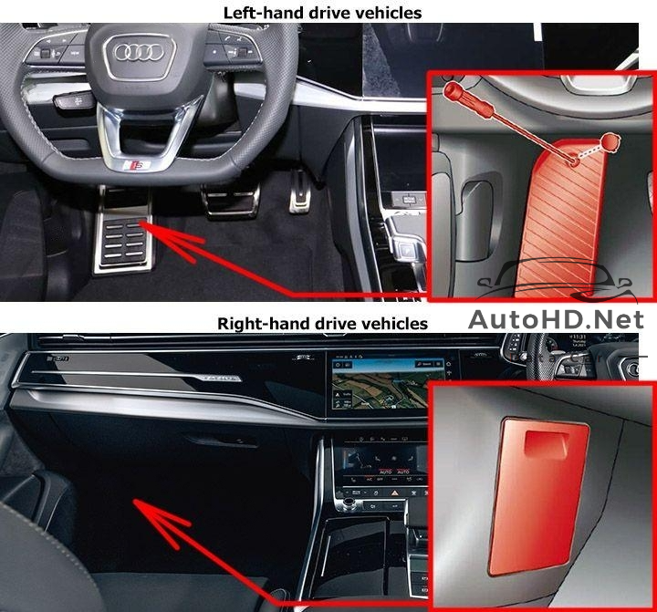 Sơ đồ hộp cầu chì xe Audi Q7 (4M; 2021-2022)