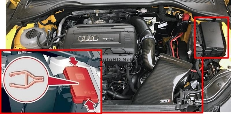 Sơ đồ hộp cầu chì xe Audi TT (FV/8S; 2015-2020)