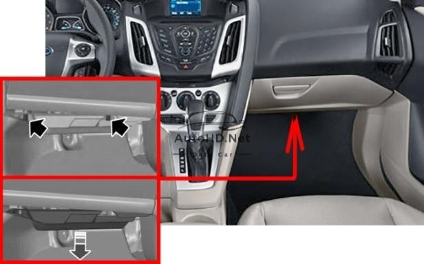 Sơ đồ hộp cầu chì và rơ le Ford Focus (2012-2014)