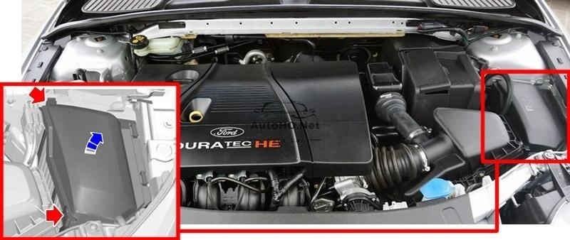 Sơ đồ hộp cầu chì Ford Mondeo (Mk4; 2007-2010)