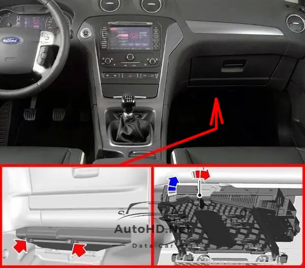 Sơ đồ hộp cầu chì Ford Mondeo (Mk4; 2007-2010)