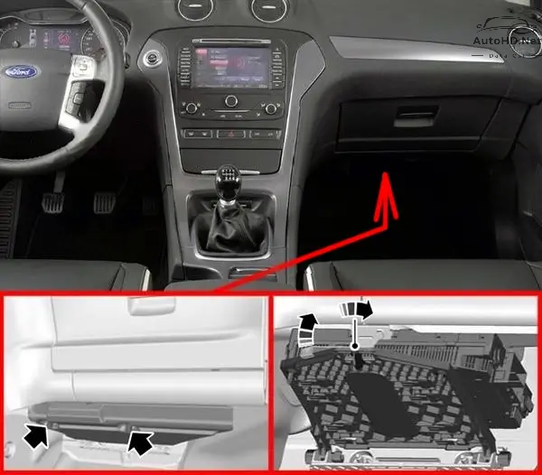 Sơ đồ hộp cầu chì Ford Mondeo (Mk4; 2010-2014)